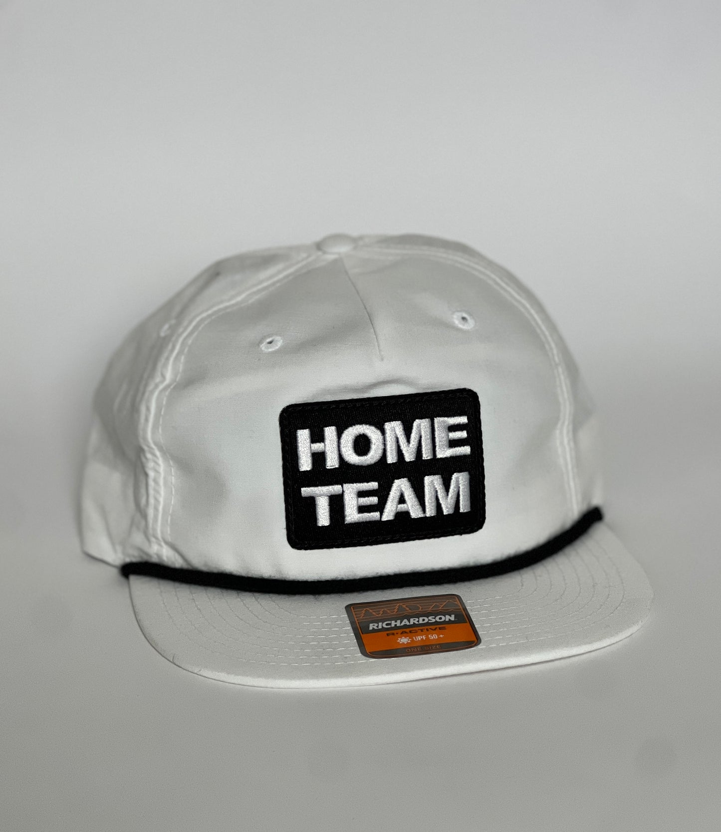 Home Team Vintage Embroidered Patch | Custom Stitching | Richardson 256 Flat Brim Rope Hat