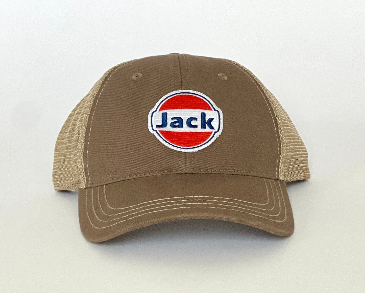 Jack Embroidered Patch | Custom Stitching | Richardson 111 Unstructured Trucker