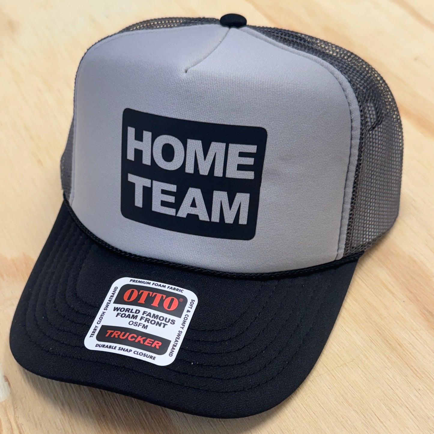 Home Team Foam Trucker Black/Gray