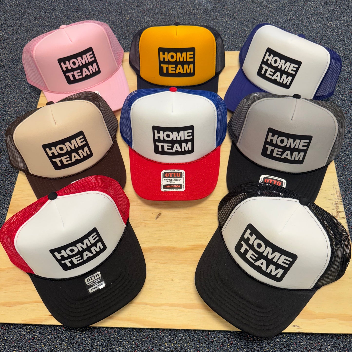 Home Team Vintage Logo |  Foam Front Trucker Hat