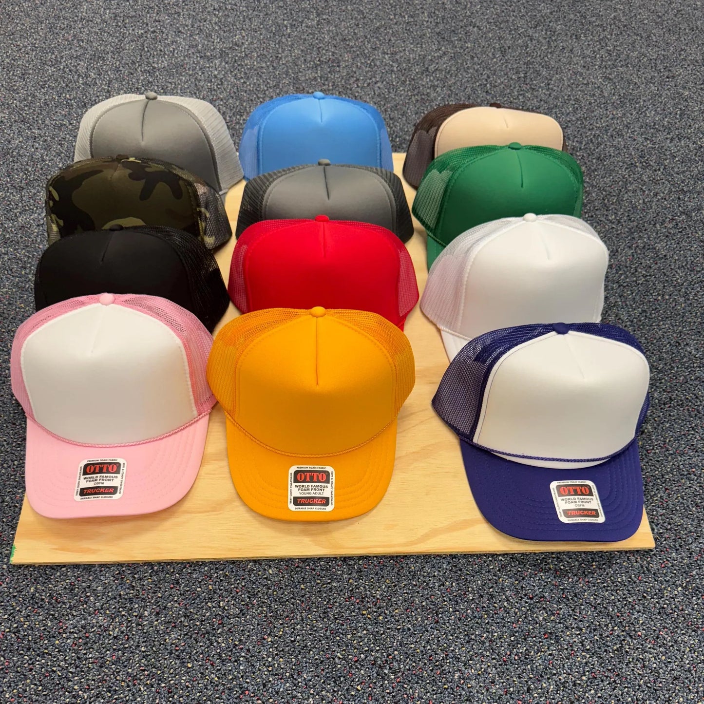 Custom Foam Front OTTO Caps